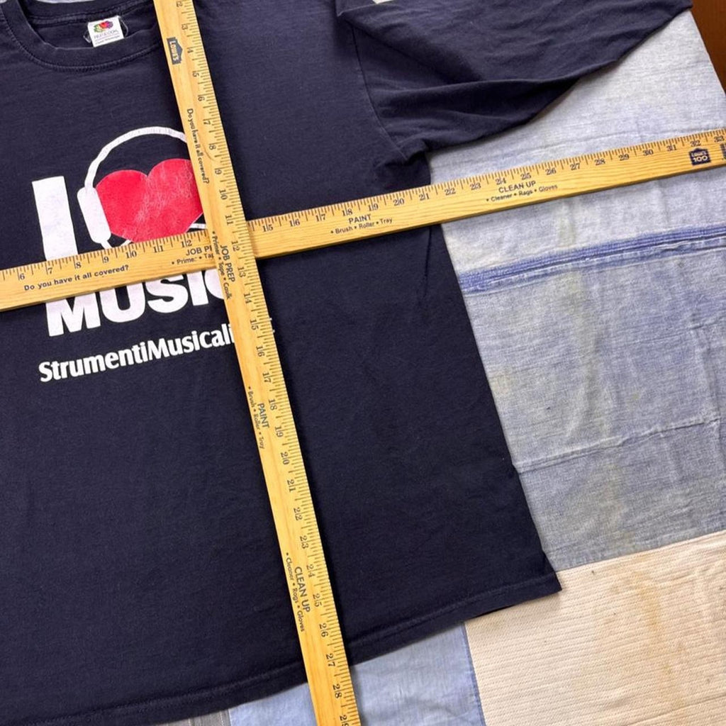 2000s I Love Music StrumentiMusicali.net Long Sleeve Tee | Large