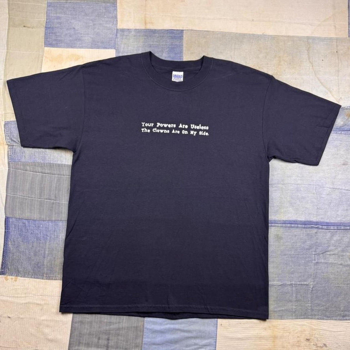 2002 Your Powers Are Useless Clowns Funny Graphic Tee | XL