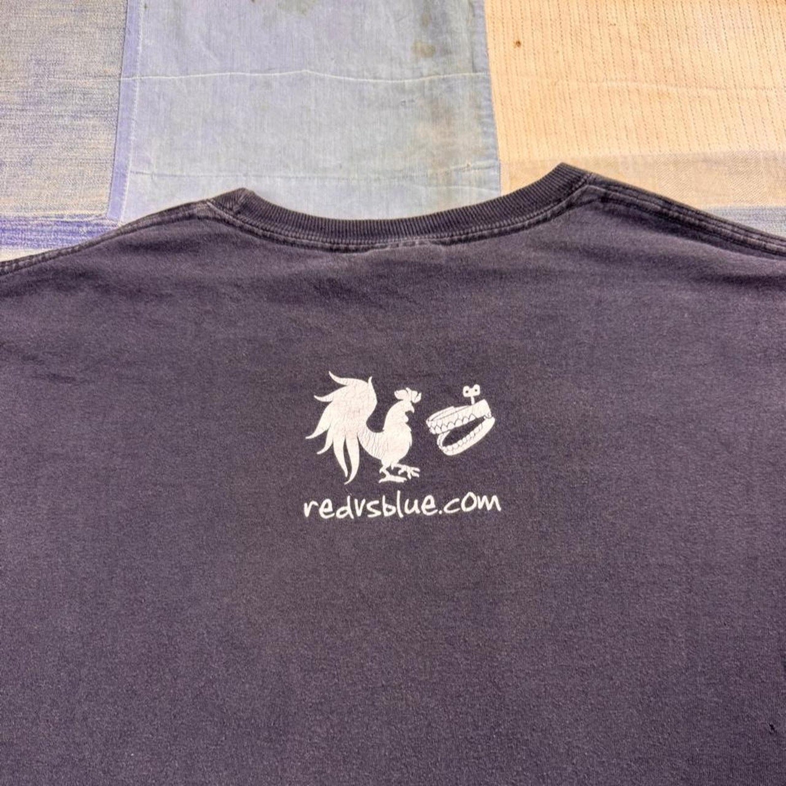 2000s Red vs Blue “Legitimate Strategy” Camping Graphic Tee | XL