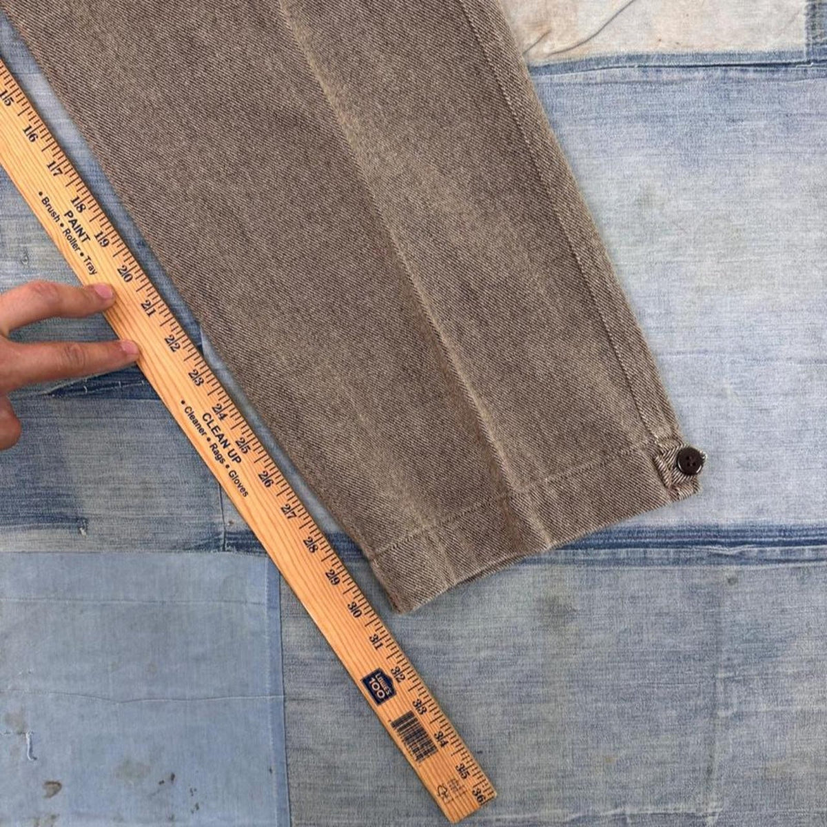 1990s Polo Ralph Lauren Herringbone Cargo Pants | 38x31