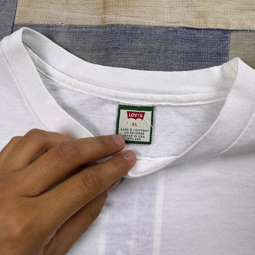 1992 Levi’s 501 Keep It Buttoned Two-Sided Graphic Tee | XL