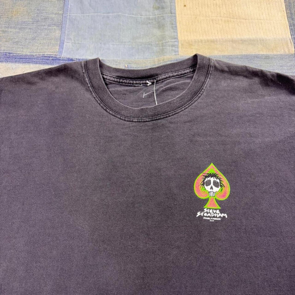 1990s Powell Peralta Steve Steadham Skull Spade Skate Tee | XL