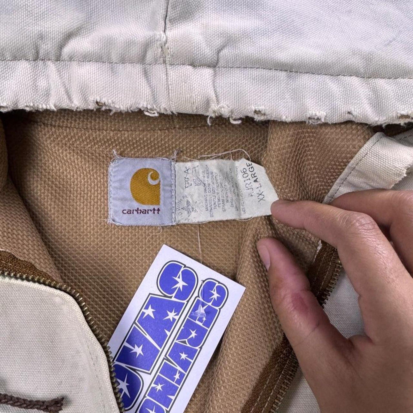 1990s Carhartt J130 Arctic Quilt-Lined Duck Active Jacket | XXL