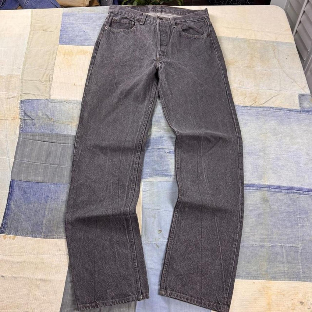 1990s Levi’s 501 Faded Black Button Fly Jeans | 30x33