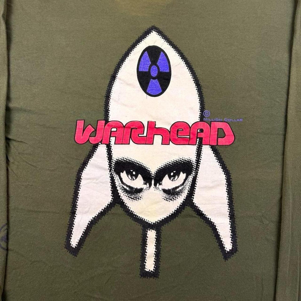 2000s Million Dollar Warhead Olive Long Sleeve Tee | Medium