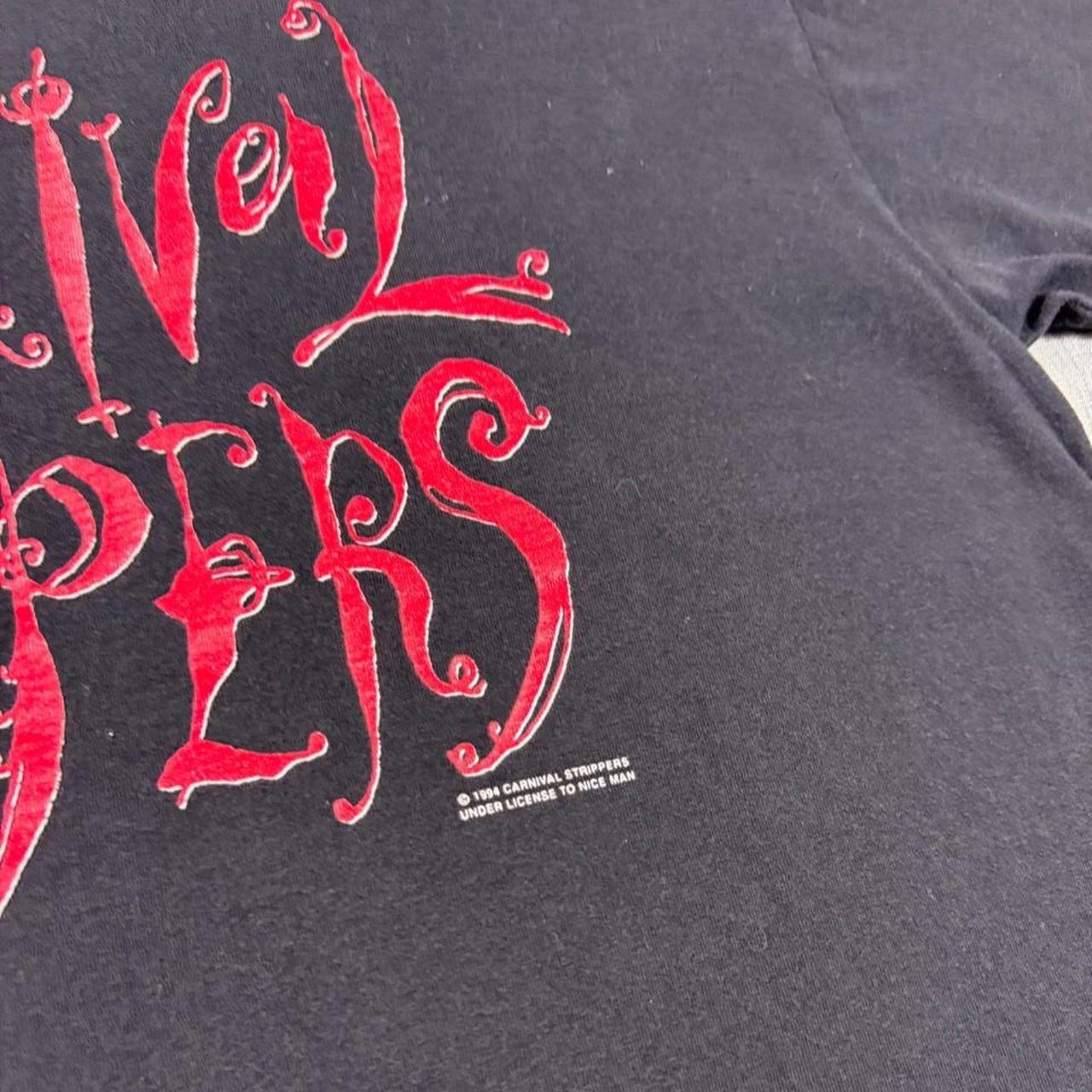 1990s Carnival Strippers Double-Sided Eye Graphic Tee | XL