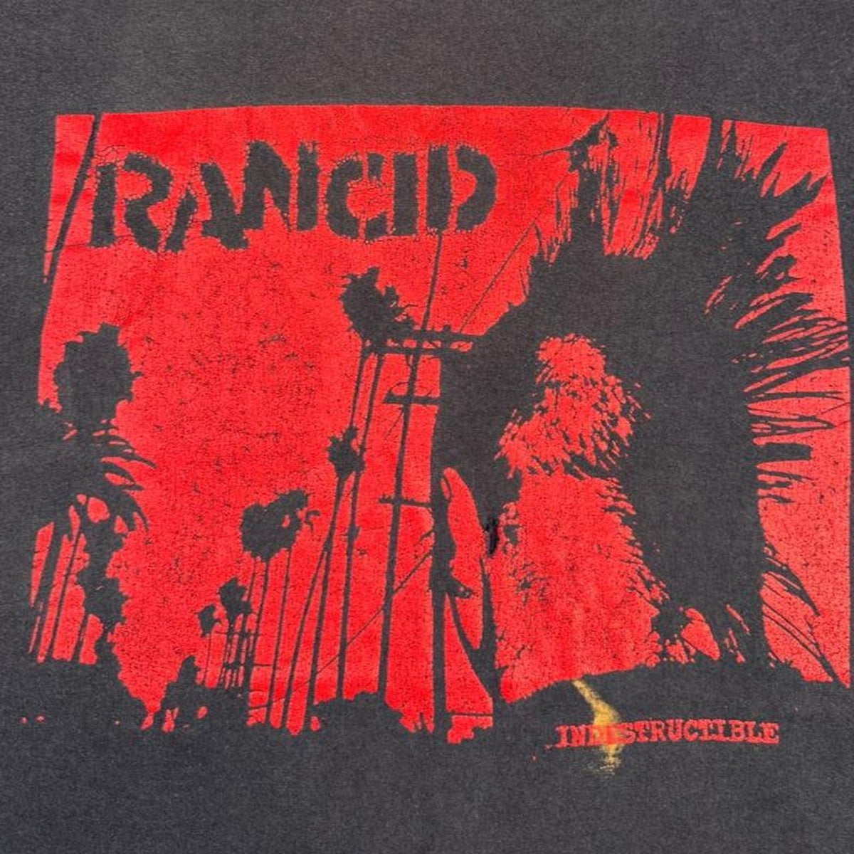 2003 Rancid Indestructible European Tour Punk Band Tee | Large