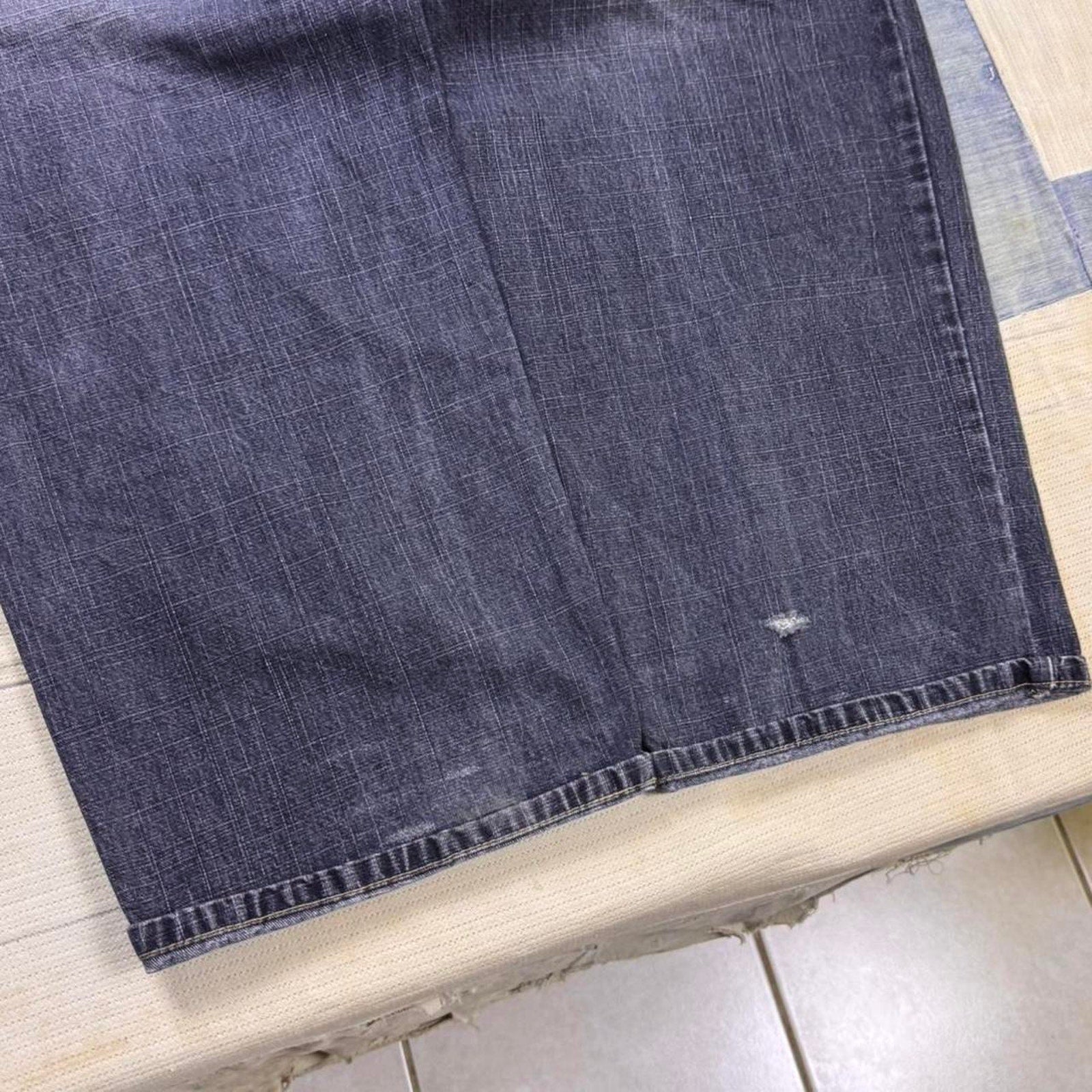2000s Evolution Dark wash baggy jeans | 34x31