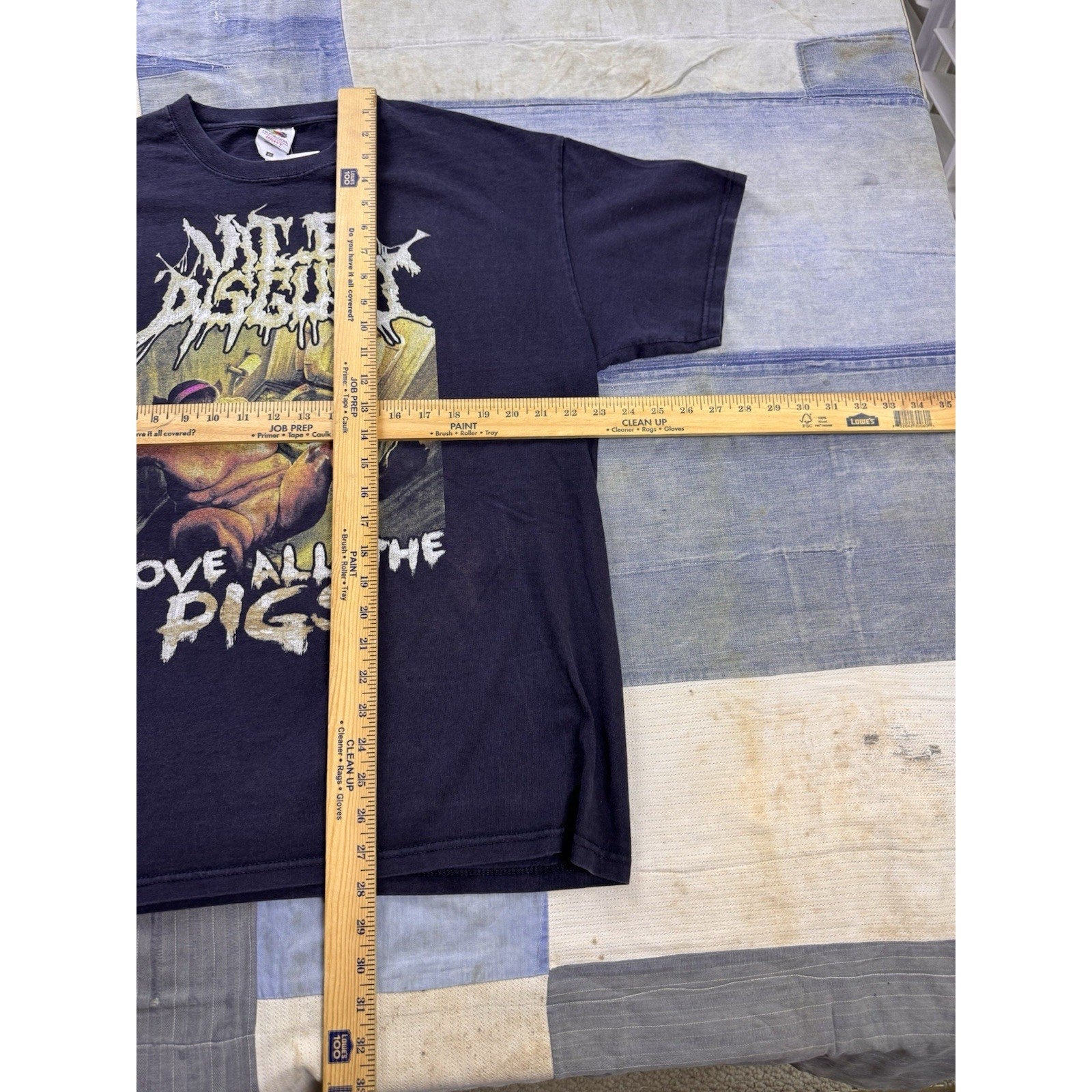 Vintage Nile Death Metal Love All The Pigs Band T Shirt XL Fruit of the Loom