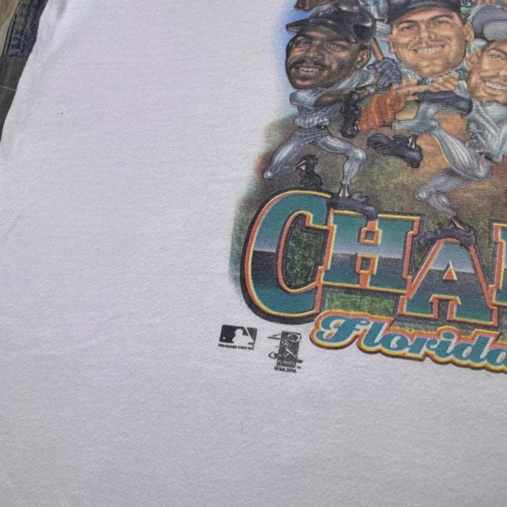 1997 Florida Marlins World Series Champions Pro Player Tee | XL