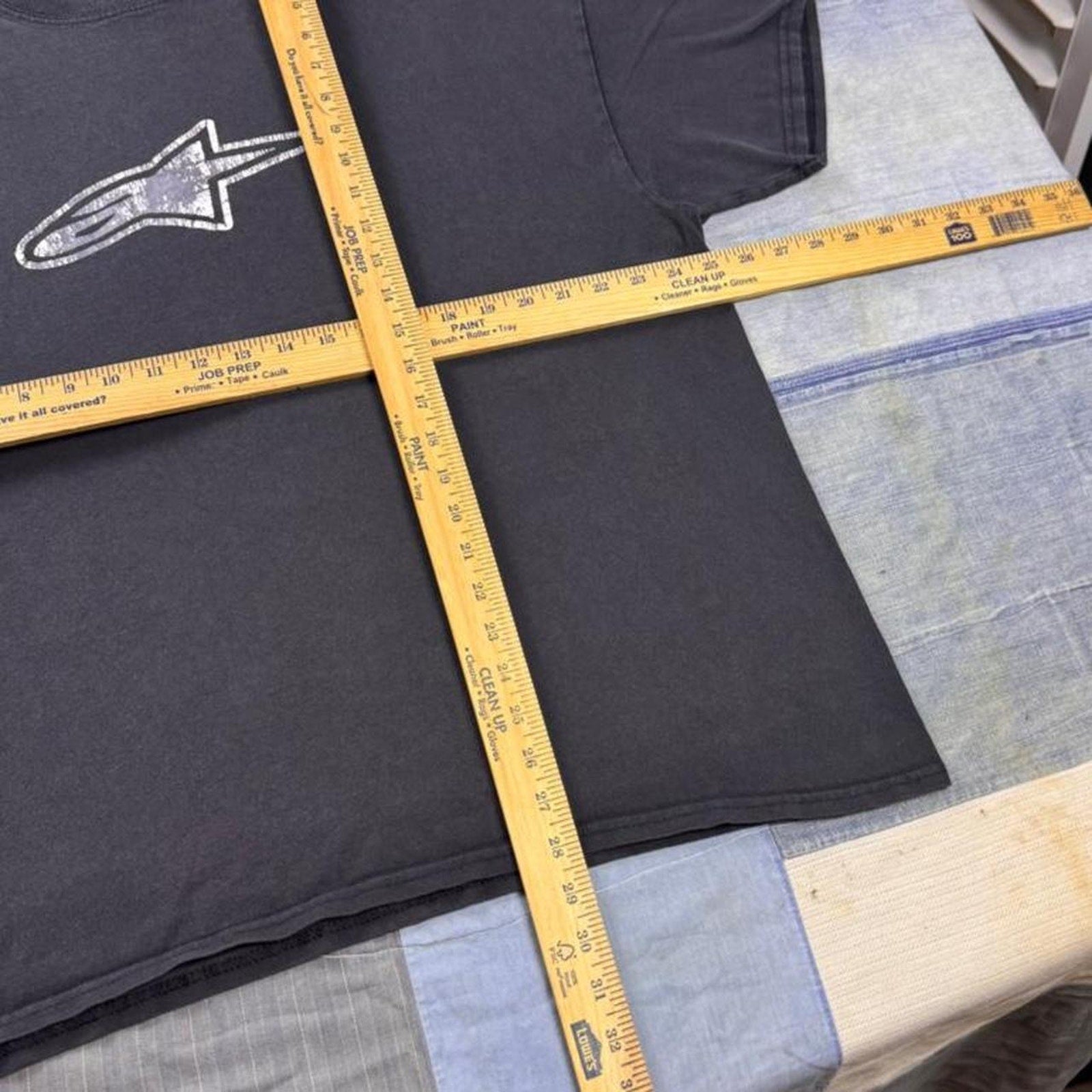 2000s Alpinestars Distressed Logo Tee | XXL