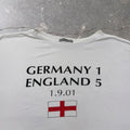 2001 Germany 1 England 5 Football Tee | 2XL