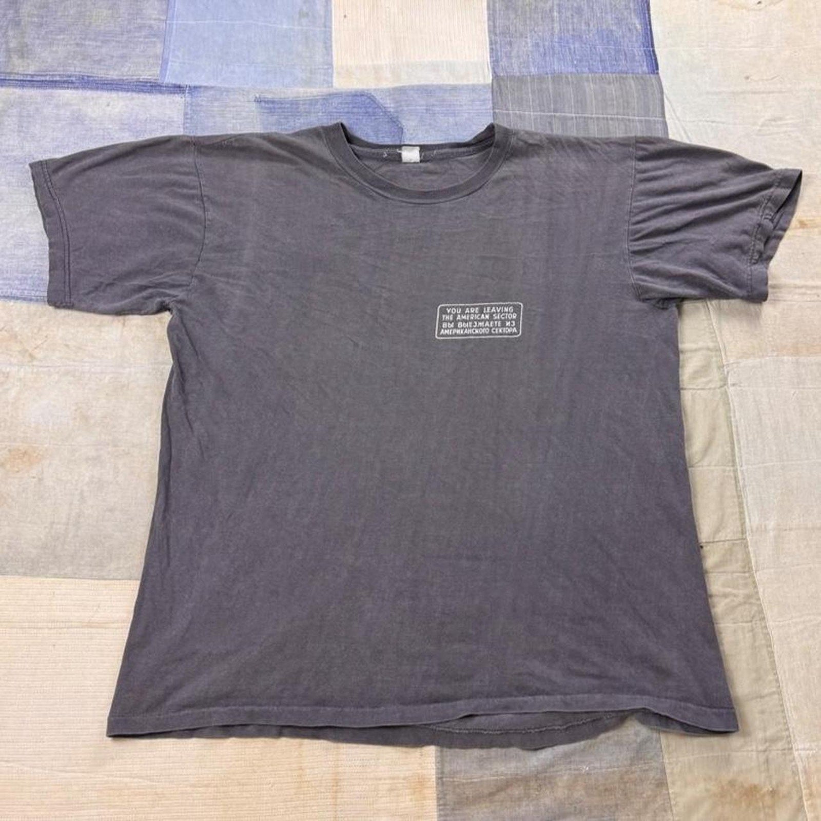 1980s Checkpoint Charlie “You Are Leaving the American Sector” Tee | XL