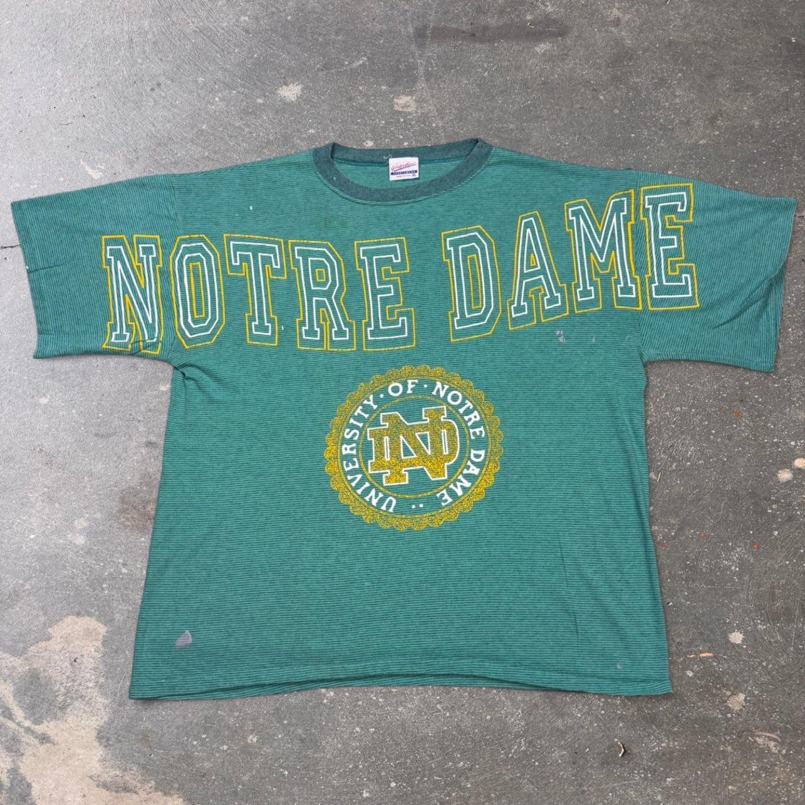 90s vintage notre dame university
