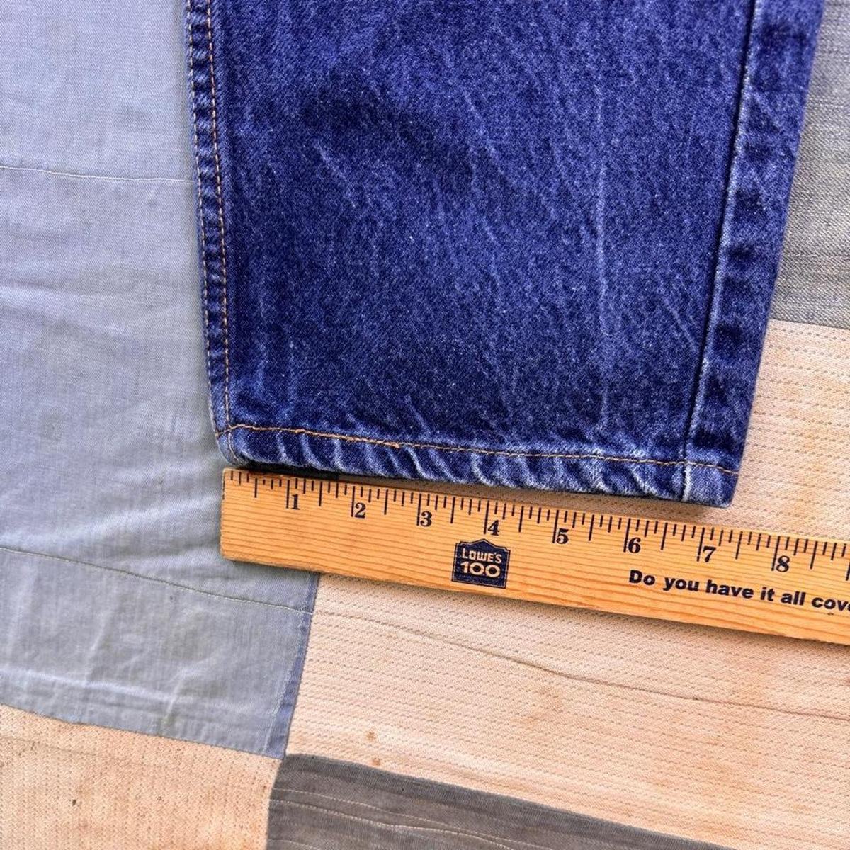 1990s Levi's 505 Orange Tab Dark Wash Jeans | 33 x 29.5