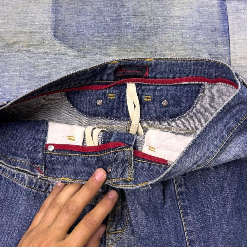 1999 Levi's Engineered Jeans Cinch Back Twisted Seam Denim | 33x30.5