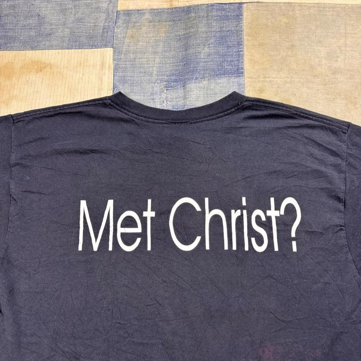 1990s M.C.? Met Christ? Christian Graphic Tee | Large