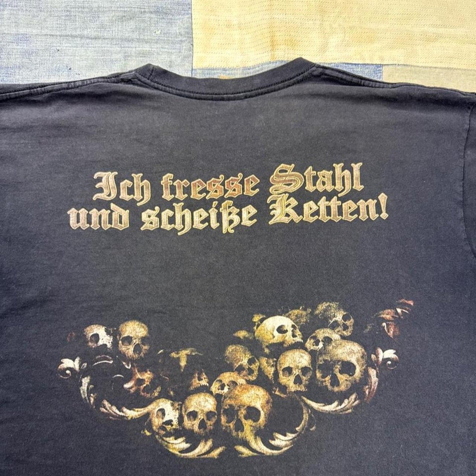 1990s Die Apokalyptischen Reiter Skull Eagle Band Tee | Large