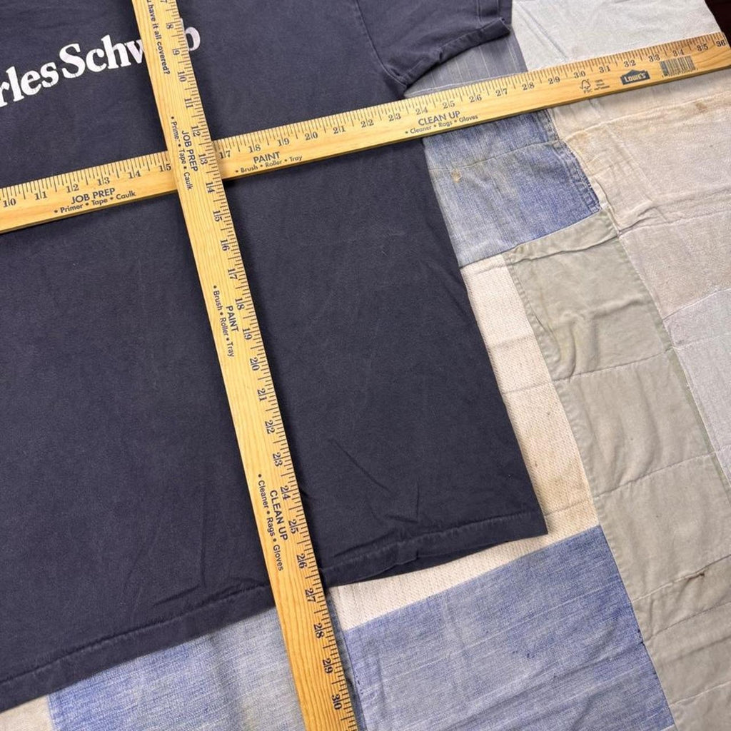 1990s Charles Schwab Corporate Logo Tee | XL
