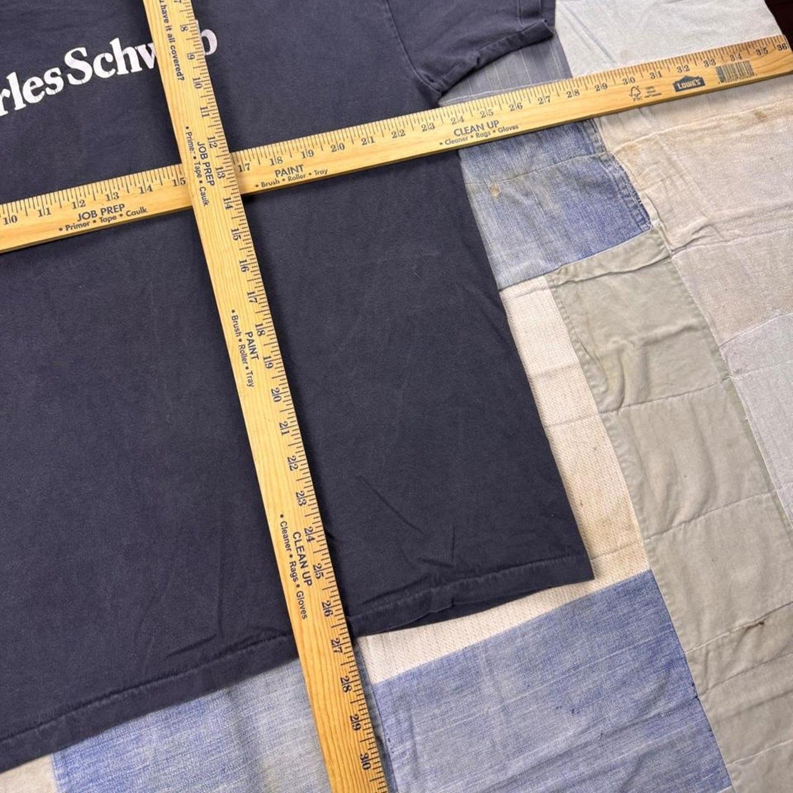 1990s Charles Schwab Corporate Logo Tee | XL