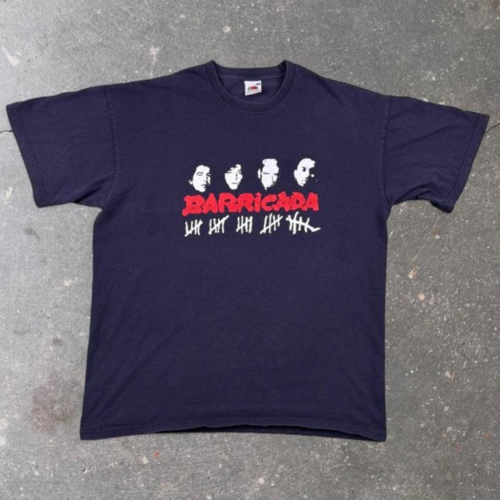 2000s Barricada 25th Anniversary Spanish Rock Band Tee | Large
