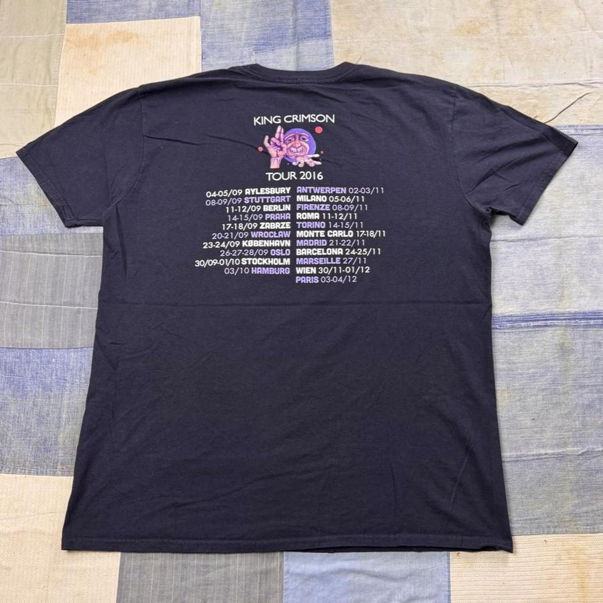2016 King Crimson European Tour Band Tee | XL