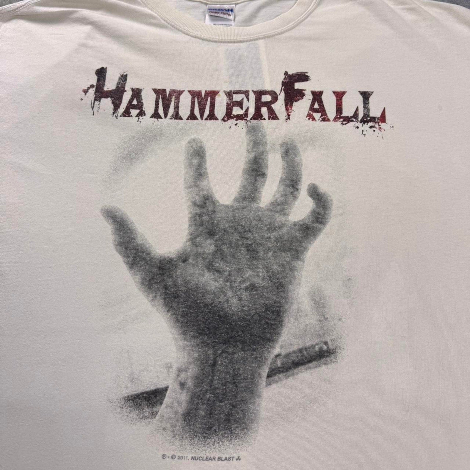 2011 Hammerfall band tee | XL