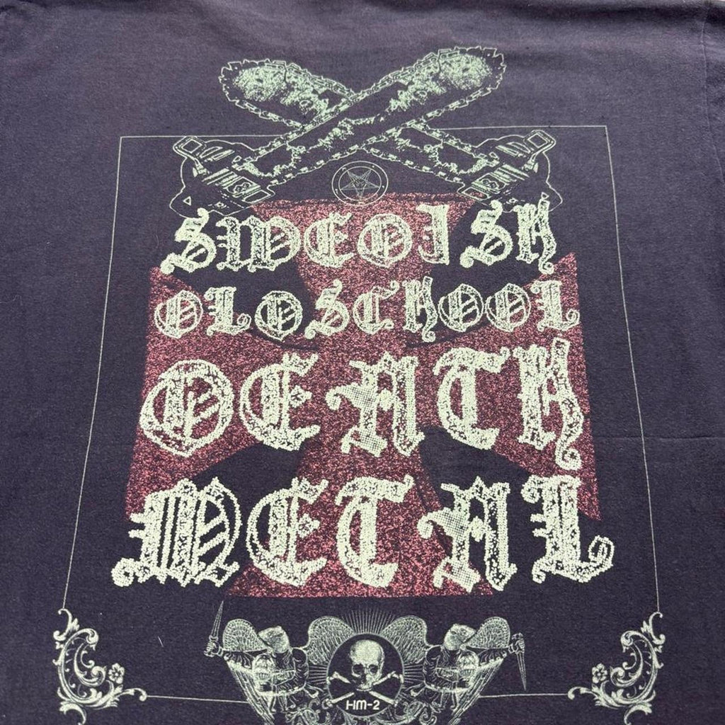 2000s Bloodbath Swedish Death Metal Skeleton Graphic Tee | Large