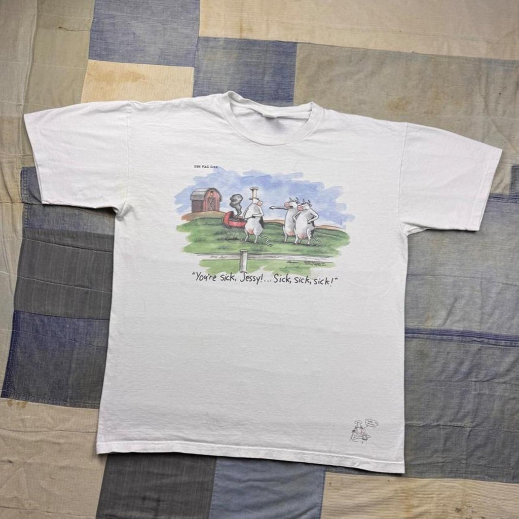 1997 The Far Side “You're Sick Jessy” Gary Larson Graphic Tee | XL
