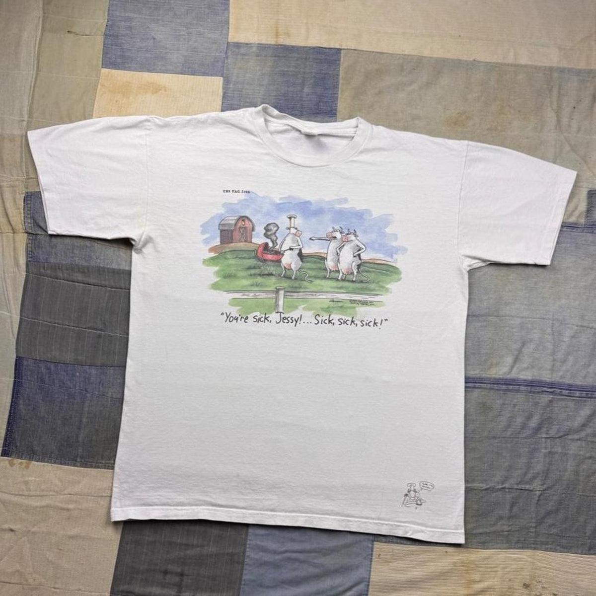 1997 The Far Side “You're Sick Jessy” Gary Larson Graphic Tee | XL