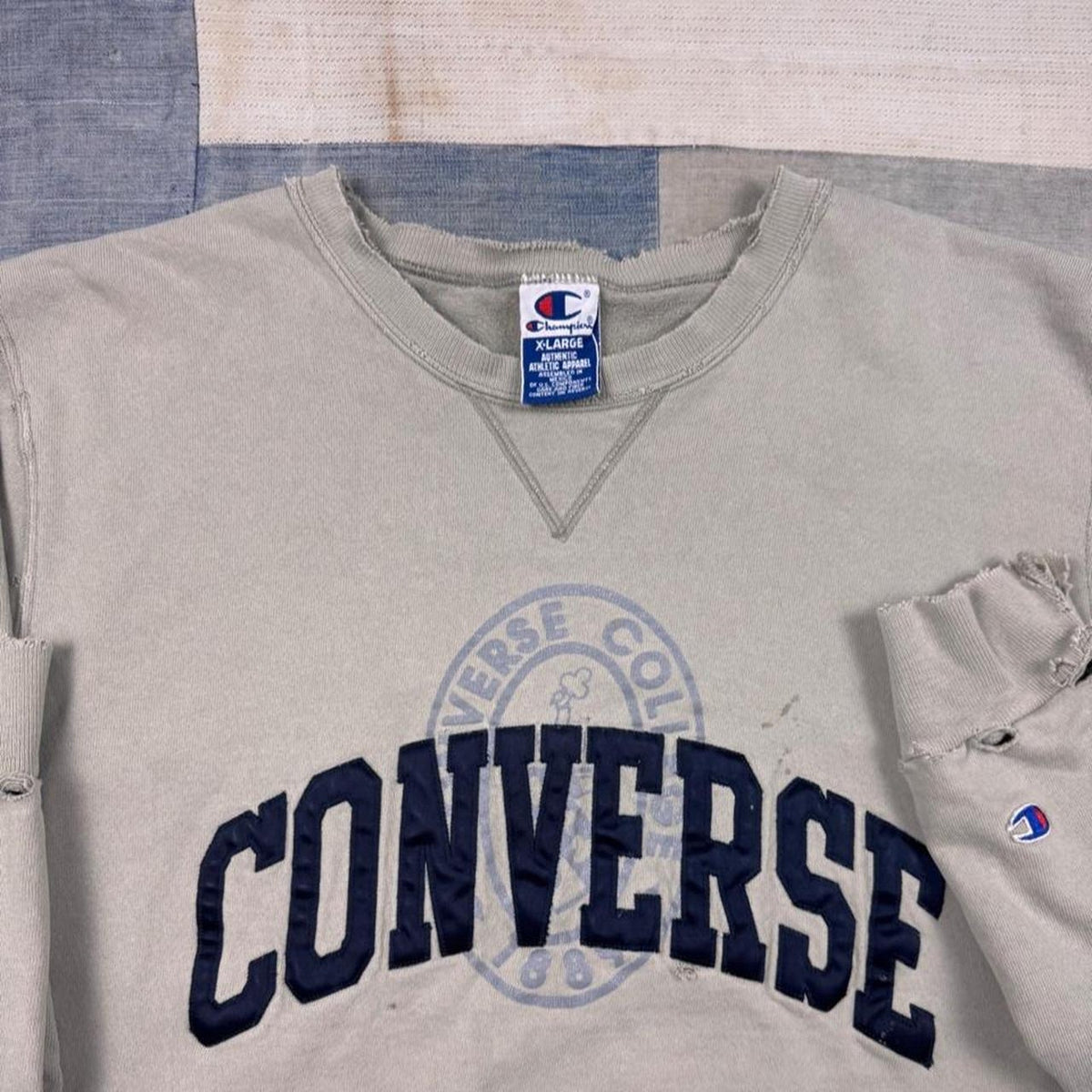 1990s Champion Converse Crewneck Sweatshirt | XL