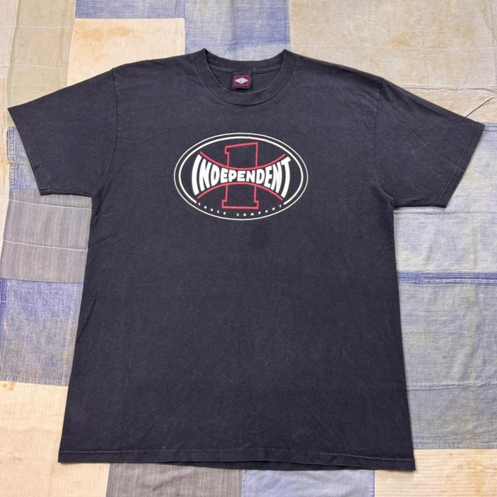 1990s Independent Truck Company Oval Logo Skate Tee | Large