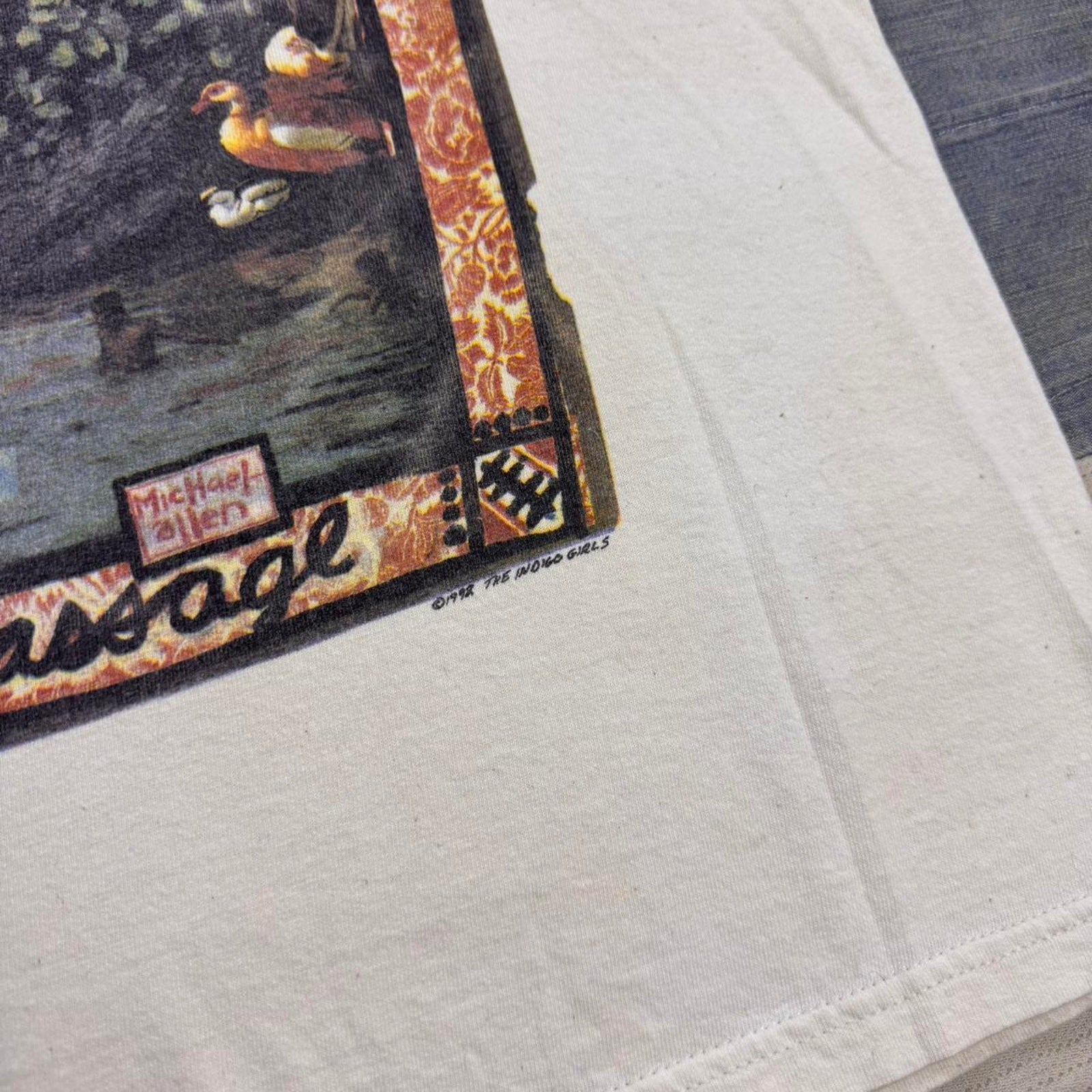 1990s Indigo Girls Rites of Passage Tour Tee | Large