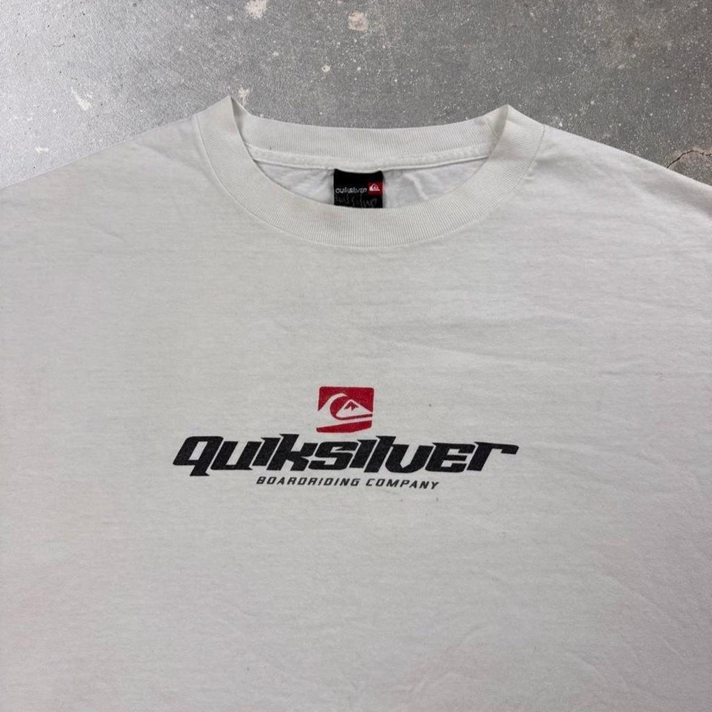 2000s Quiksilver Boarding Company Logo Tee | XL