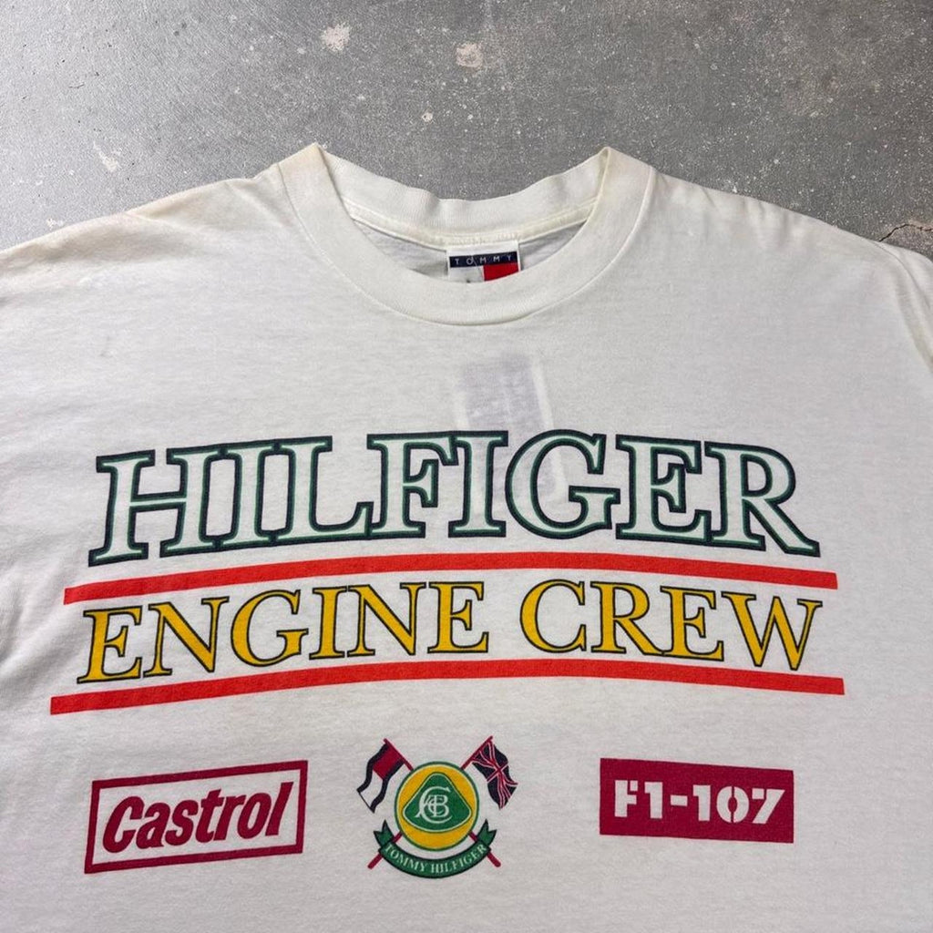 1994 Tommy Hilfiger Engine Crew racing tee | large