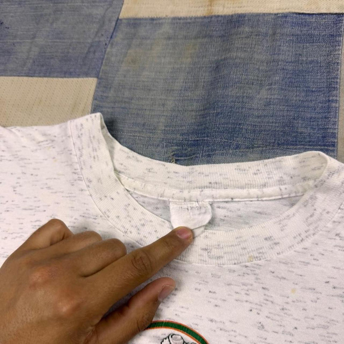 1980s University of Miami Hurricanes Sebastian Ibis Tee | Large