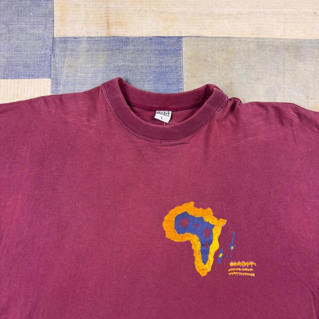 1990s Global Change Now Africa Double-Sided Graphic Tee | Large