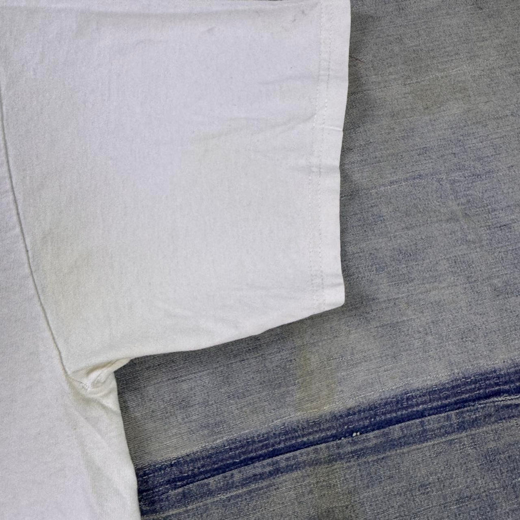 1994 Atlanta Braves Fred Flintstones cartoon tee with cartoon baseball Size L