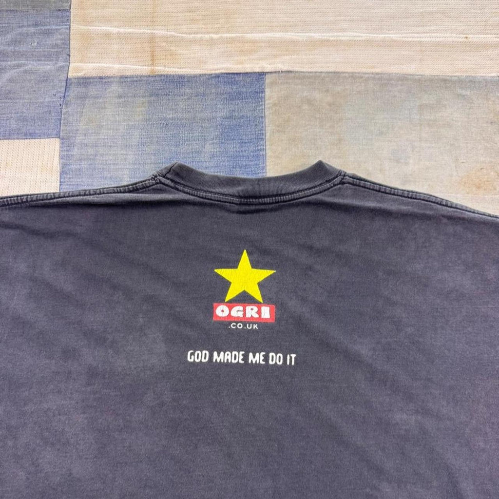 1990s ORBI God Made Me Do It Cartoon Graphic Tee | XL