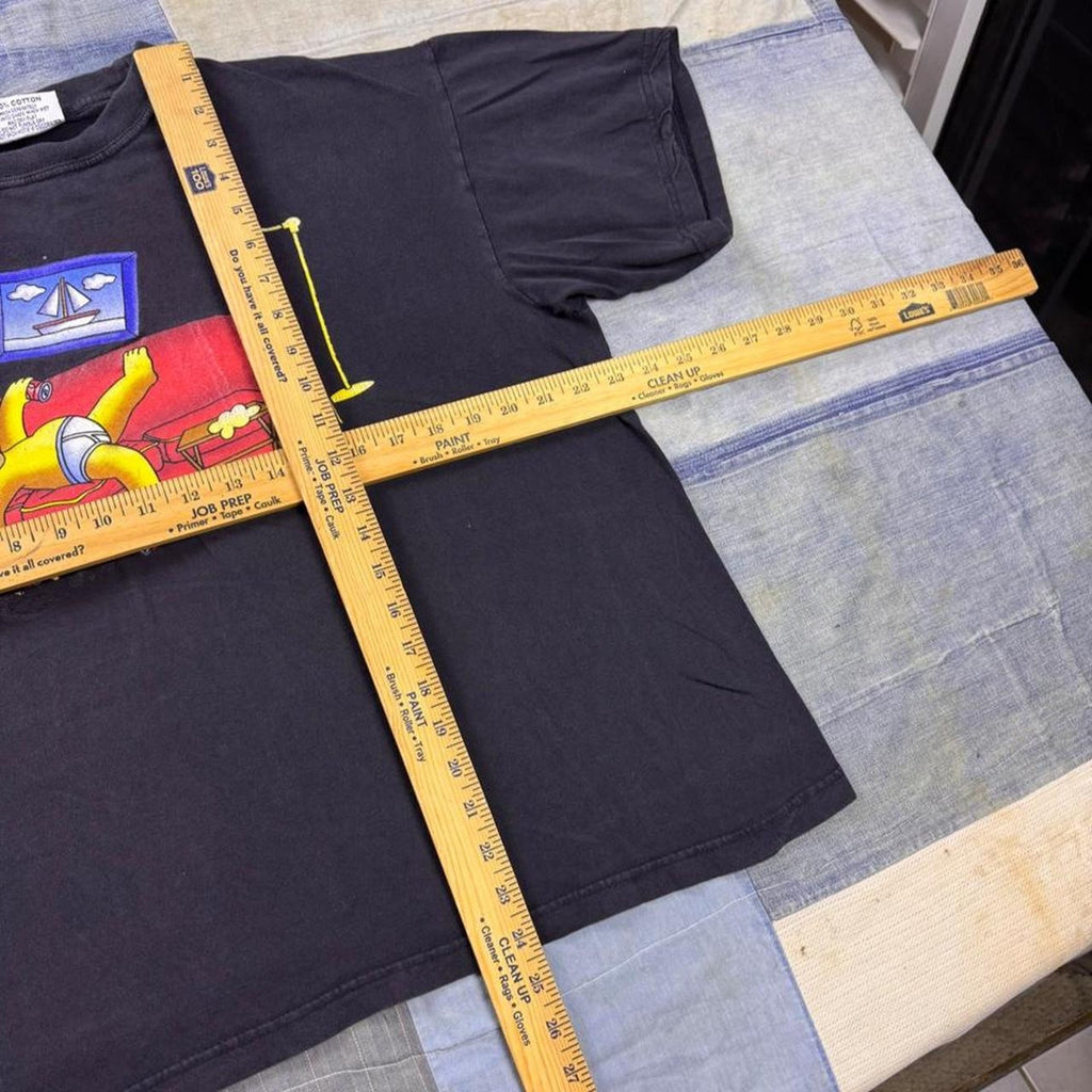 1998 The Simpsons Homer Couch Graphic Tee | Large