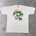 1990s Leinenkugel's Beer Wisconsin Map Tee | XL