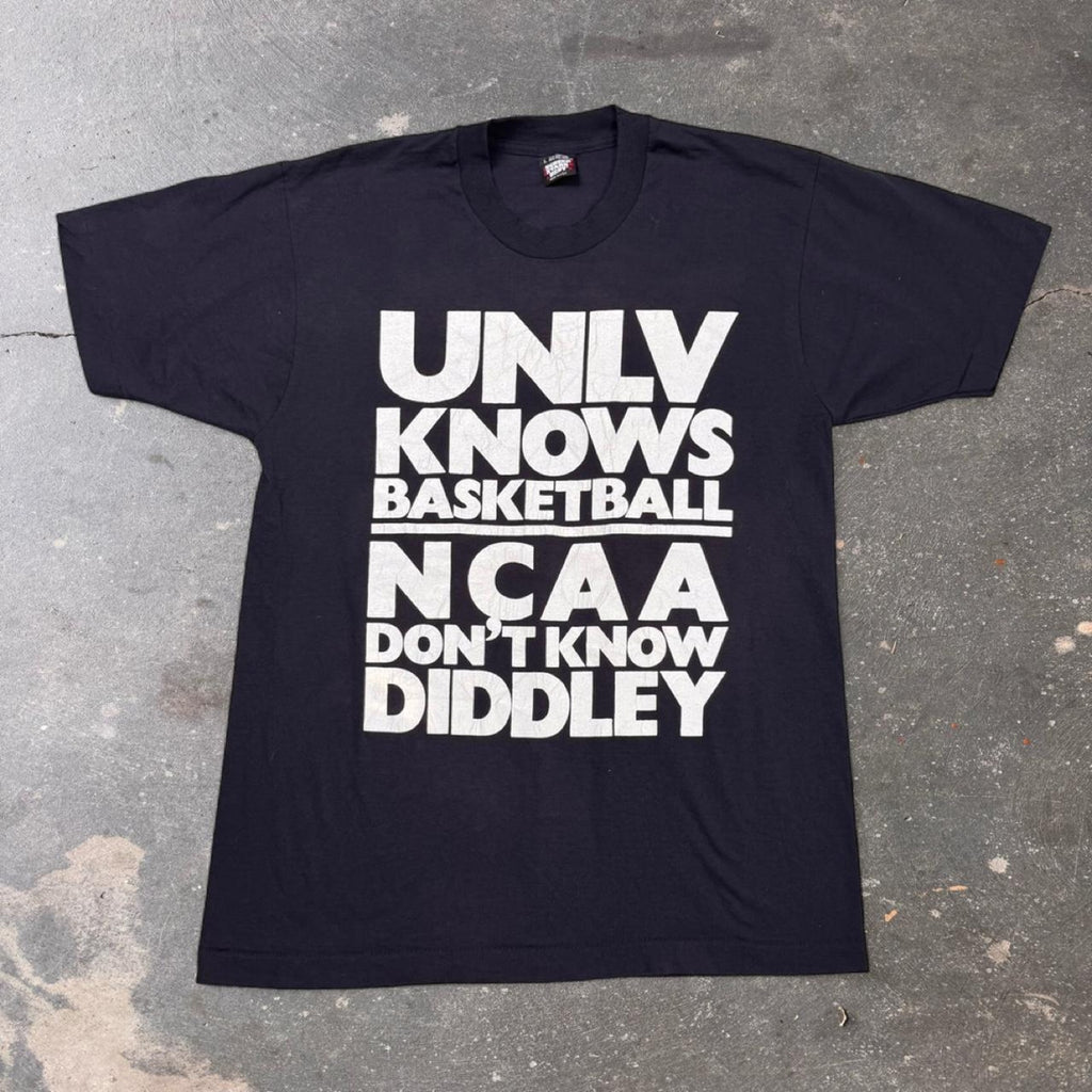 1990s Univeristy of Nevada Los Vegas Knows Basketball Tee | Large