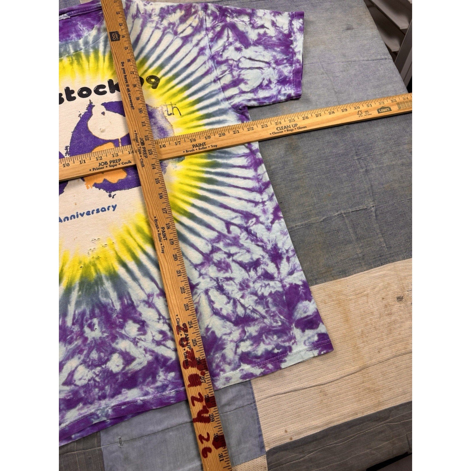 1999 Woodstock 30th Anniversary Tie Dye Tee | XL