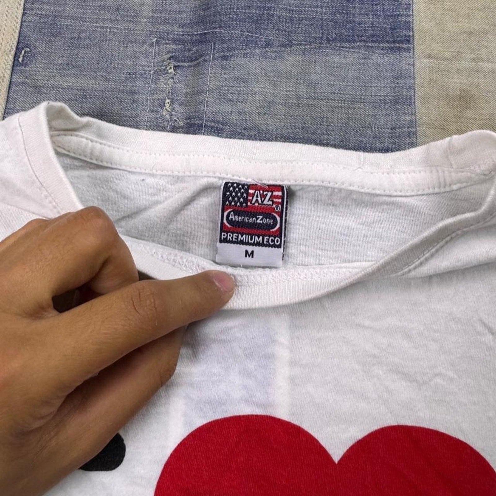 2000s I Love Sex Novelty Graphic Tee | Medium