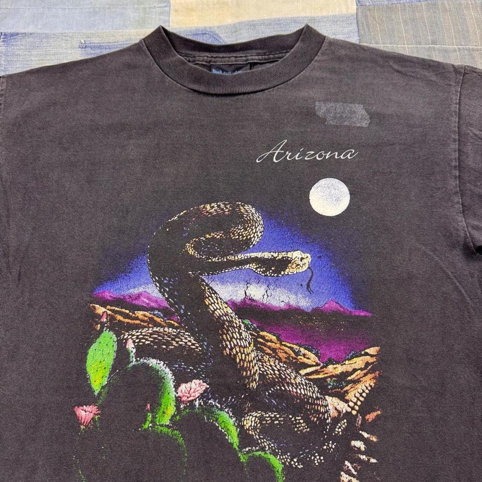 1990s Robert Allan Arizona Rattlesnake Desert Tee | Medium