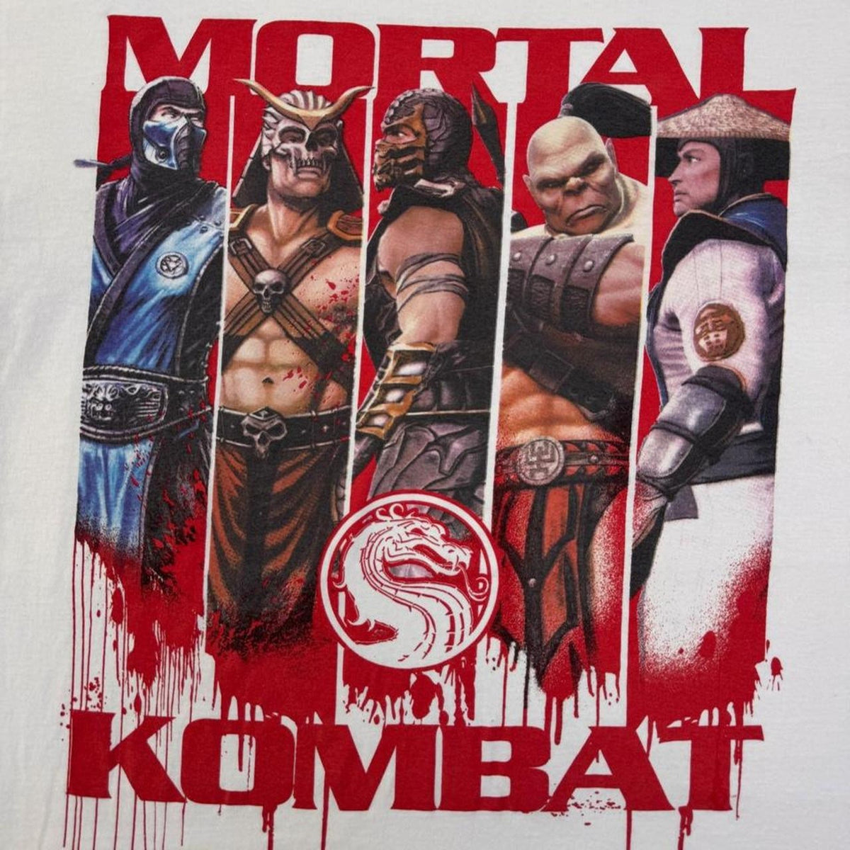 2011 Mortal Kombat Character Graphic Video Game Tee | Extra Large