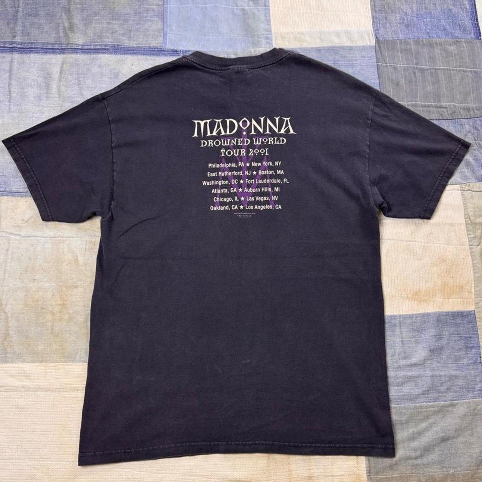 2001 Madonna Drowned World Tour Portrait Tee | Large