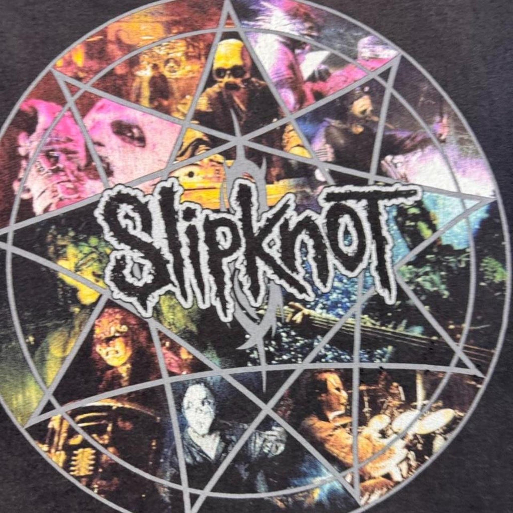 2003 Slipknot Pentagram Collage Double Sided Band Tee | Medium