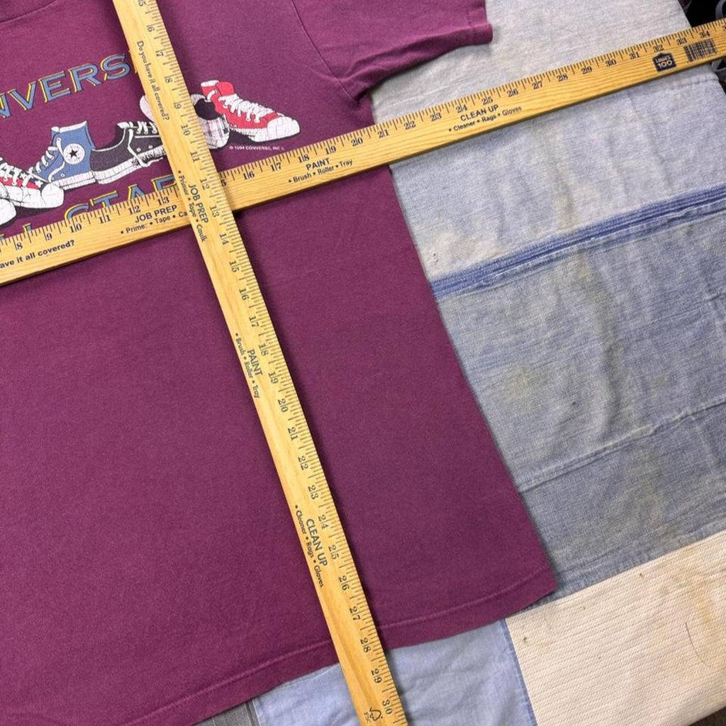 1994 Converse All Star Shoe Lineup Graphic Tee | Large