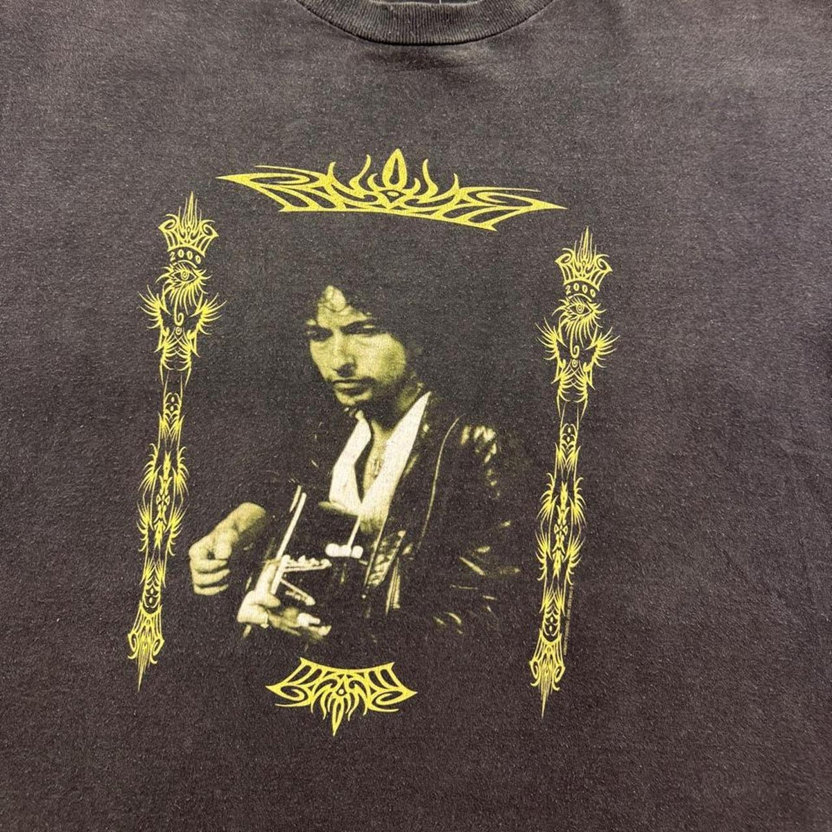 Vintage 1996 Bob Dylan Tribal Portrait Tee | Large